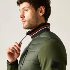 Regatta Brentmoor Hybrid Férfi hibrid kabát softshell ujjakkal  zöld