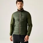 Regatta Brentmoor Hybrid Férfi hibrid kabát softshell ujjakkal  zöld