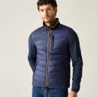 Regatta Brentmoor Hybrid Férfi hibrid kabát softshell ujjakkal  kék