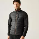 Regatta Brentmoor Hybrid Férfi hibrid kabát softshell ujjakkal  fekete