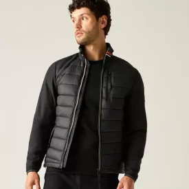   Regatta Brentmoor Hybrid Férfi hibrid kabát softshell ujjakkal  fekete