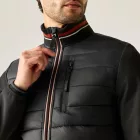 Regatta Brentmoor Hybrid Férfi hibrid kabát softshell ujjakkal  fekete