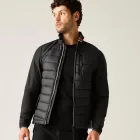 Regatta Brentmoor Hybrid Férfi hibrid kabát softshell ujjakkal  fekete