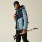 Regatta Hd Leedre Hybr Férfi steppelt kabát kék