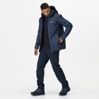 Regatta Thornridge II férfi bélelt esőkabát kék