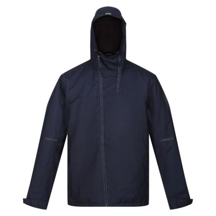 Regatta Sound Tech Jacket Férfi bélelt túra- esőkabát 5.000 mm beépített fejlámpával kék