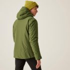 Regatta Frelton Férfi bélelt vízálló kabát 10.000 mm zöld