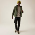 Regatta Wiltom Férfi  bélelt vízálló kabát 10.000 mmm zöld