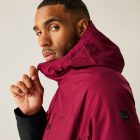 Regatta Highton StrPdJkt Férfi 15.000 mm bélelt kabát bordó