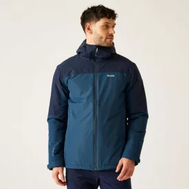 Regatta Thornridge Férfi 10.000 mm bélelt kabát kék