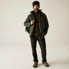 Regatta Thornridge Férfi 10.000 mm bélelt kabát zöld