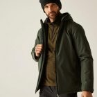 Regatta Thornridge Férfi 10.000 mm bélelt kabát zöld