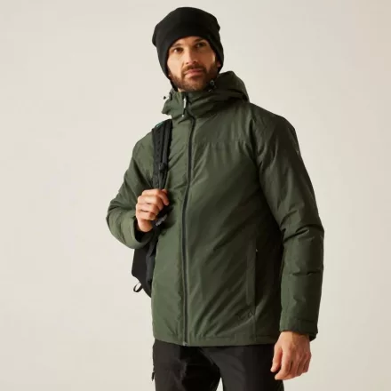 Regatta Thornridge Férfi 10.000 mm bélelt kabát zöld