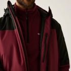 Regatta Thornridge Férfi 10.000 mm bélelt kabát bordó