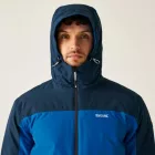Regatta Thornridge Férfi 10.000 mm bélelt kabát kék