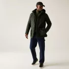 Regatta Rhodo Férfi bélelt kabát zöld