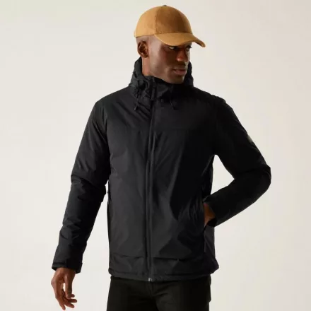 Regatta Winsar Férfi 15000 mm bélelt kabát fekete