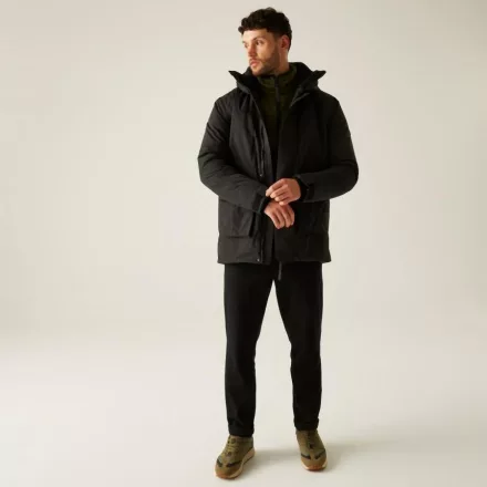 Regatta Marron Férfi 15000 mm extra meleg kabát fekete