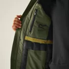 Regatta Marron Férfi 15000 mm extra meleg kabát zöld