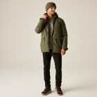 Regatta Balaton Férfi 10000 mm extra meleg kabát zöld