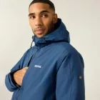 Regatta Maltrek Férfi bélelt kabát 20000 mm vízálló kék