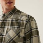 Regatta Thamos férfi bélelt ing zöld