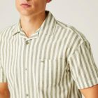 Regatta ShoreBayShirt II Férfi pamut len ing zöld