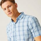 Regatta Denmoor Férfi pamut ing kék