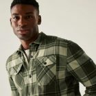 Regatta Spennith Shacket Férfi ing polár béléssel zöld