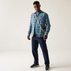 Regatta Spennith Shacket Férfi ing polár béléssel kék