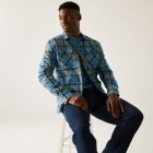 Regatta Spennith Shacket Férfi ing polár béléssel kék