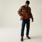 Regatta Spennith Shacket Férfi ing polár béléssel barna