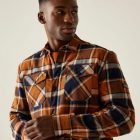 Regatta Spennith Shacket Férfi ing polár béléssel barna