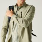 Regatta Anti InsctTrvlL/S Férfi gyorsan száradó ing bézs