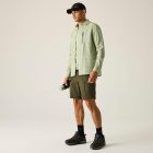 Regatta Anti InsctTrvlL/S Férfi gyorsan száradó ing zöld