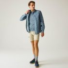 Regatta Anti InsctTrvlL/S Férfi gyorsan száradó ing kék