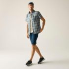 Regatta TravelLghtS/SShrt Férfi gyorsan száradó ing kék