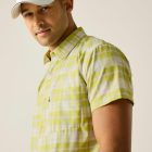 Regatta TravelLghtS/SShrt Férfi gyorsan száradó ing zöld