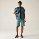 Regatta TravelLghtS/SShrt Férfi gyorsan száradó ing kék