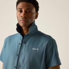 Regatta TravelLghtS/SShrt Férfi gyorsan száradó ing kék