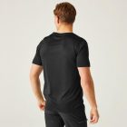 Regatta Fingal V-Neck Férfi gyorsan száradó póló fekete