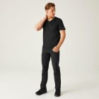 Regatta Fingal V-Neck Férfi gyorsan száradó póló fekete