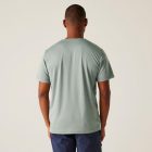 Regatta Fingal V-Neck Férfi gyorsan száradó póló zöld