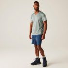 Regatta Fingal V-Neck Férfi gyorsan száradó póló zöld