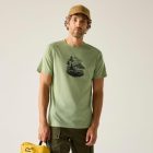 Regatta Escade Férfi merinó póló zöld