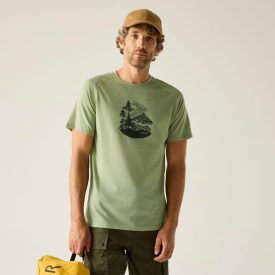 Regatta Escade Férfi merinó póló zöld