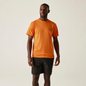 Regatta Fingal IX Férfi gyorsan száradó póló narancs