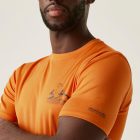 Regatta Fingal IX Férfi gyorsan száradó póló narancs