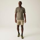 Regatta Kildra Férfi galléros póló zöld