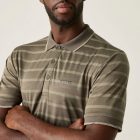 Regatta Kildra Férfi galléros póló zöld